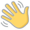 Hand emmoji sayin hi